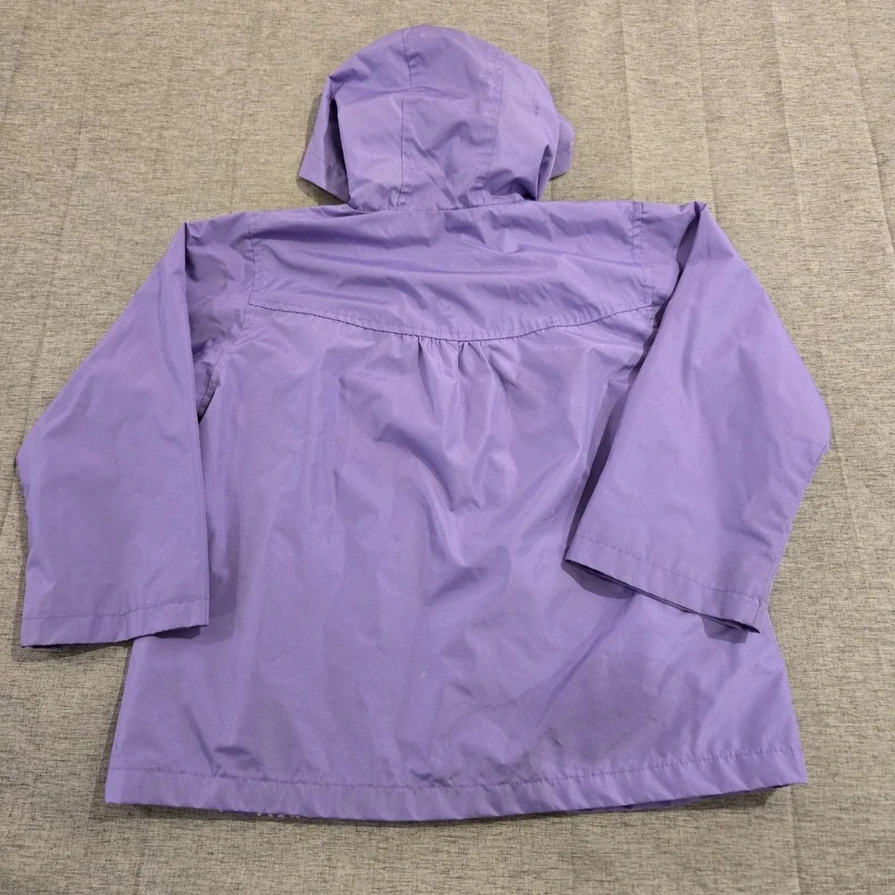 Arshiner  Girls Lined Snap Close Raincoat with‎ Hood Waterproof Size 6